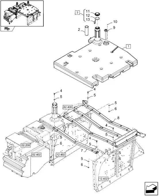 87473205 - бак топливный